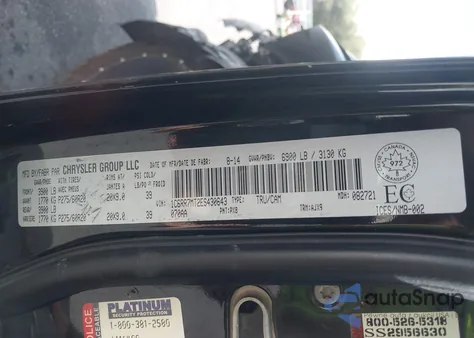 2014 Ram 1500 Sport from USA, damaged, VIN 1C6RR7MT2ES430643
